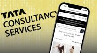 Tata Consultancy Services, M&S website on phone