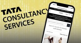 Tata Consultancy Services, M&S website on phone