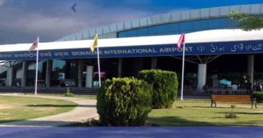 Srinagar International Airport exterior.