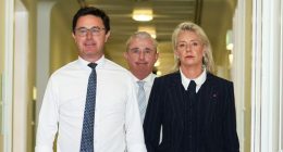 David Littleproud, Kevin Hogan and Bridget McKenzie will form the Nationals' leadership team.