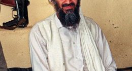 Photo of Osama bin Laden in Afghanistan.