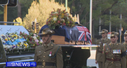 Thousands of people have gathered at a military state funeral in Perth, to commemorate the life and service of a 106-year-old Anzac hero..