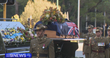 Thousands of people have gathered at a military state funeral in Perth, to commemorate the life and service of a 106-year-old Anzac hero..