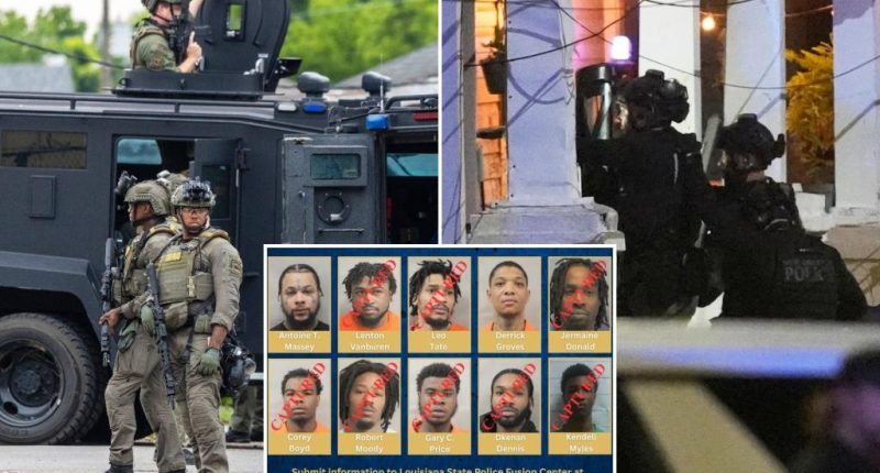 Three more escaped New Orleans inmates captured as manhunt continues for last 2 fugitives