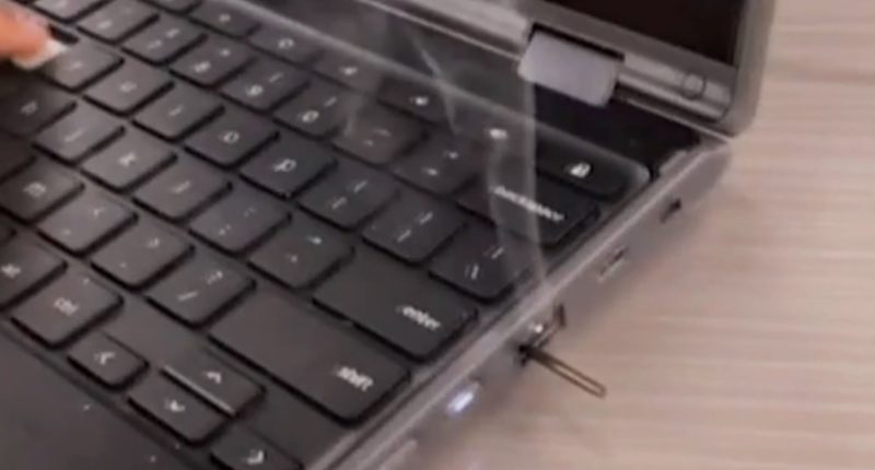 TikTok prank 'Chromebook Challenge' prompts warnings from schools after laptops are set on fire