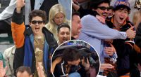 TimothÃ©e Chalamet goes wild alongside fellow Knicks fans outside of Madison Square Garden after semifinals win