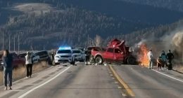 Tour van crash near Yellowstone National Park leaves 7 dead, police say