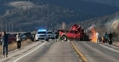 Tour van crash near Yellowstone National Park leaves 7 dead, police say