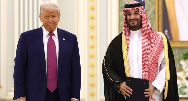Trump delivers remarks in Saudi Arabia