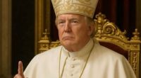 Trump draws criticism with AI image of himself as the pope ahead of the papal conclave
