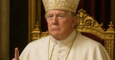 Trump draws criticism with AI image of himself as the pope ahead of the papal conclave