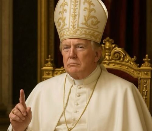 Trump draws criticism with AI image of himself as the pope ahead of the papal conclave