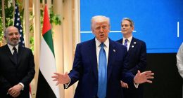 Trump drops a final Middle East deal, heads home to see new grandbaby