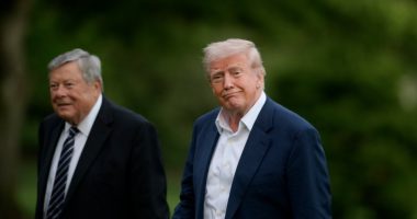 Donald Trump and Viktor Knavs at the White House.