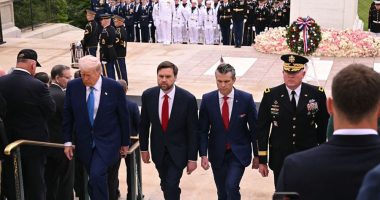 Trump marks Memorial Day at Arlington National Cemetery