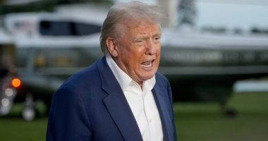 Trump praises PM's win but admits 'no idea' who opponent was