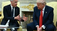 President Trump meeting with Mark Carney in the Oval Office.