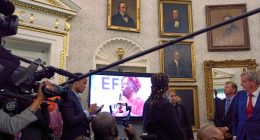 Trump seizes on videos of a fringe South African politician as evidence of threats to white farmers