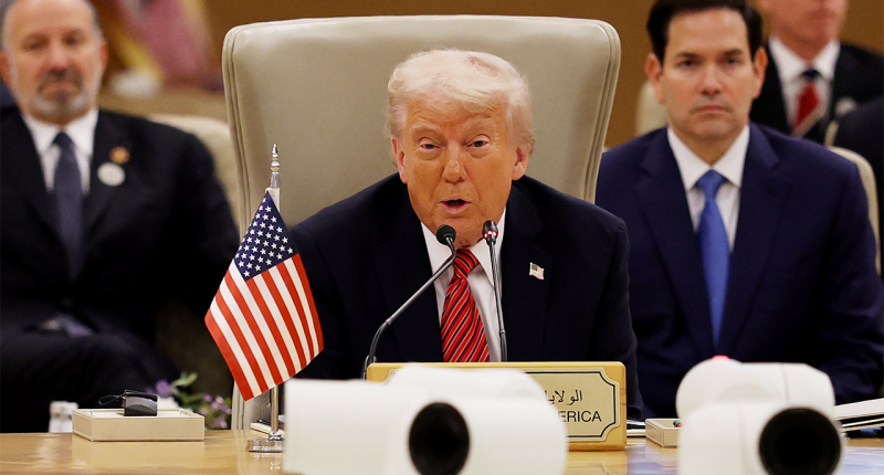 Trump, speaking in Saudi Arabia, says he wants Iran deal, will add more countries to Abraham Accords