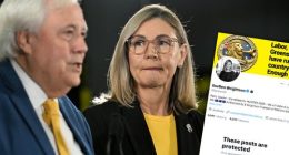 Trumpet of Patriots party leader Suellen Wrightson set her X account to private hours after the polls closed.
