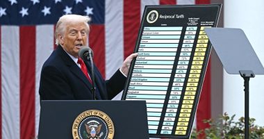 President Trump announces reciprocal tariffs.