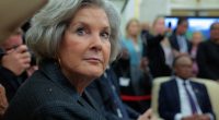 Susie Wiles, White House Chief of Staff, at a meeting.