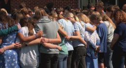 Two local private schools wear blue to honor Col. Co. deputies