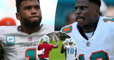 Tyreek Hill leaves Tua Tagovailoa off top QB list in Dolphins drama