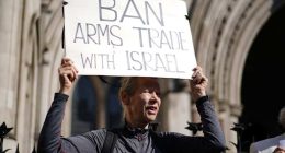 UK High Court hears legal challenge over British government's role in arming Israel
