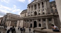 The Bank of England building in London