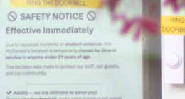 A McDonald's in the US has rolled out a radical new policy: All customers under the age of 21 are banned from entering