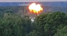 Explosion at a plant supplying Putin's armed forces.