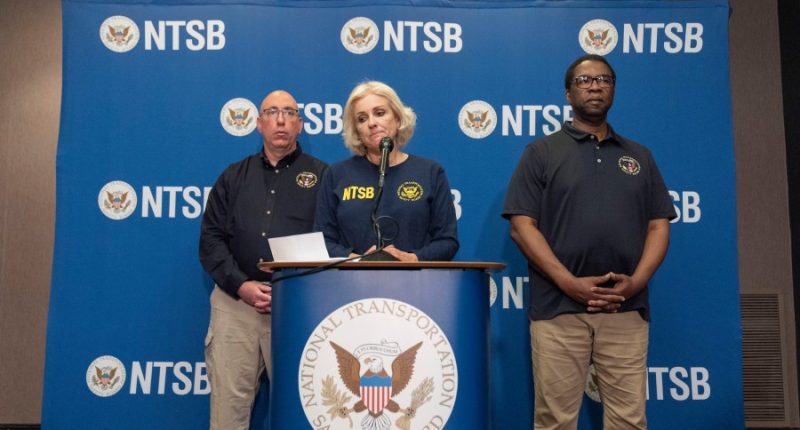 Vice chair of the National Transportation Safety Board is unexpectedly removed from position