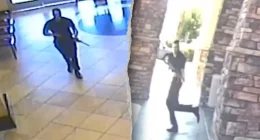 Video shows armed suspect killed by police after deadly Las Vegas gym shooting