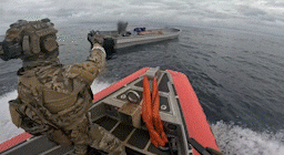 Viral Coast Guard video shows dramatic arrest of suspected drug smugglers in open ocean