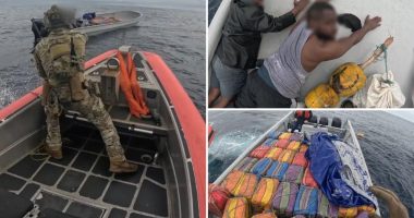 Viral Coast Guard video shows dramatic arrest of suspected drug smugglers in open ocean