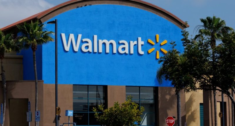 Walmart store in Oceanside, California.