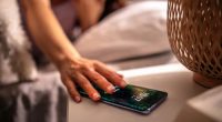 sleeping snooze alarm phone