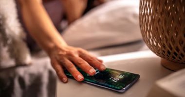 sleeping snooze alarm phone