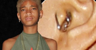 Willow Smith, 13, shows off Tragus ear piercing at Coachella