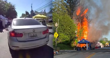 Woman arrested for driving into festival crowd hours after explosion rocked same event