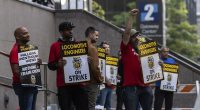 Worst in '40 years strike' sparks MAYHEM in America's busiest city