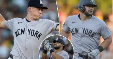 Yankees throttle A's behind Will Warren, Jasson Dominguez