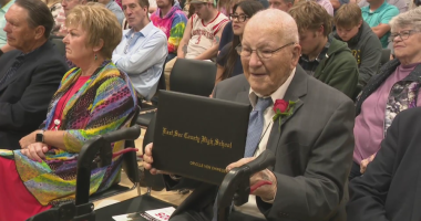 107-year-old man finally receives Iowa high school diploma