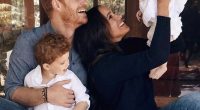 Meghan Markle and Prince Harry have chosen to keep Archie and Lilibet out of the spotlight since moving to the US. Here they are in the family's 2021 Christmas card