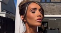 Amy Childs sparks concern over dramatic weight loss as she models a strapless pink minidress