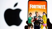 Fortnite game on a phone
