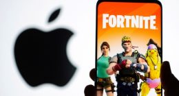 Fortnite game on a phone