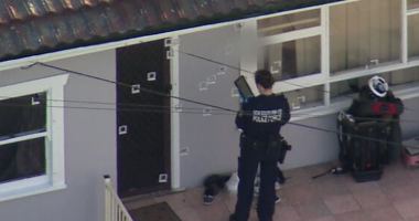 Barrage of shots fired at Sydney home while six children were inside