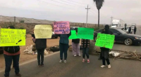 Blockade protest strands hundreds of cargo trucks on highway to US border